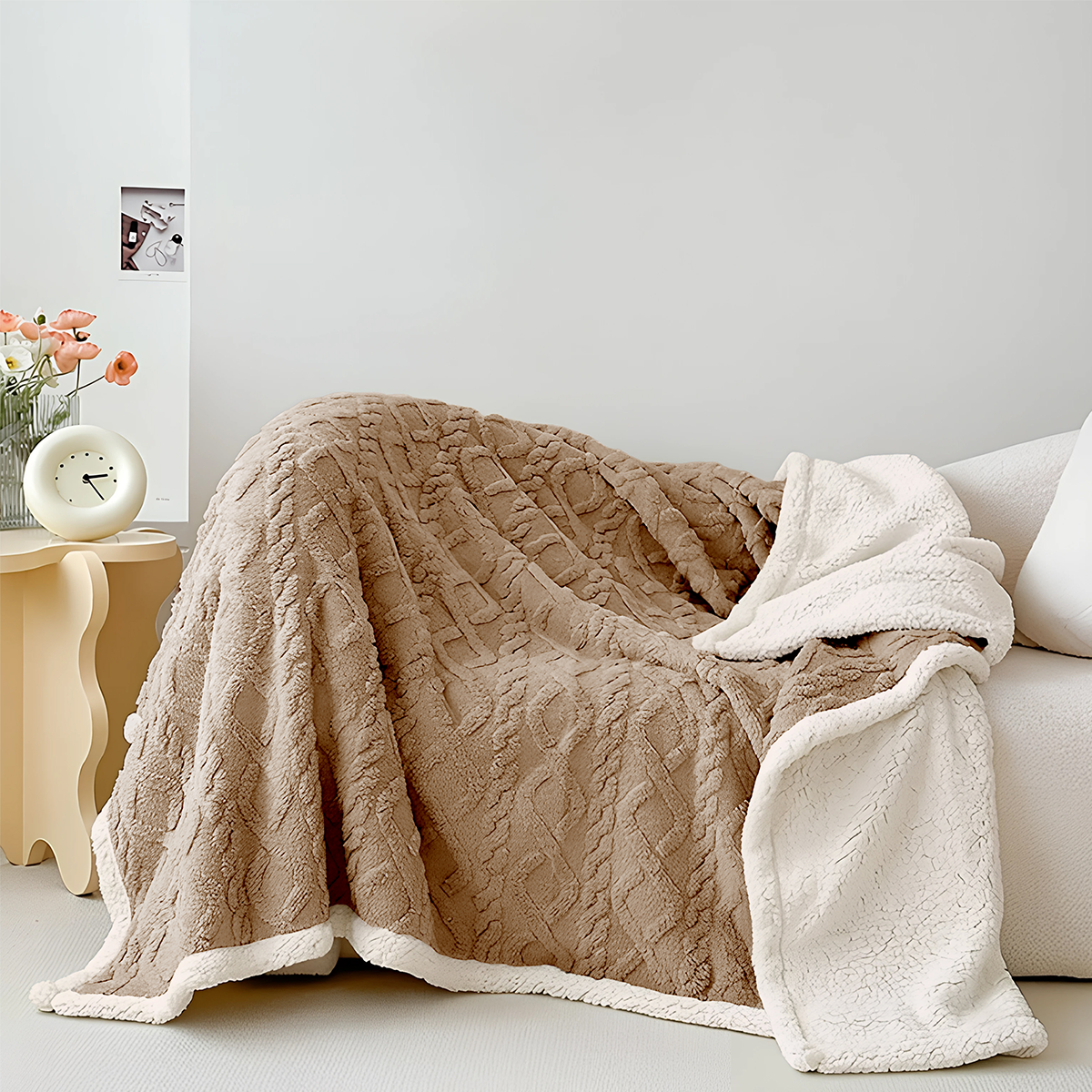 Cobertor Sobrecamero Jacquard Artemisa - Imagen 2