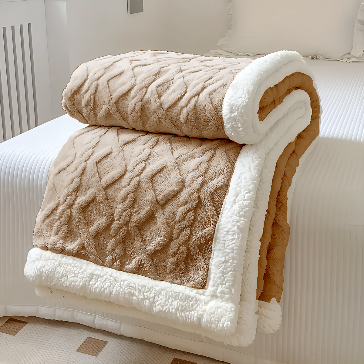 Cobertor Sobrecamero Jacquard Artemisa - Imagen 3