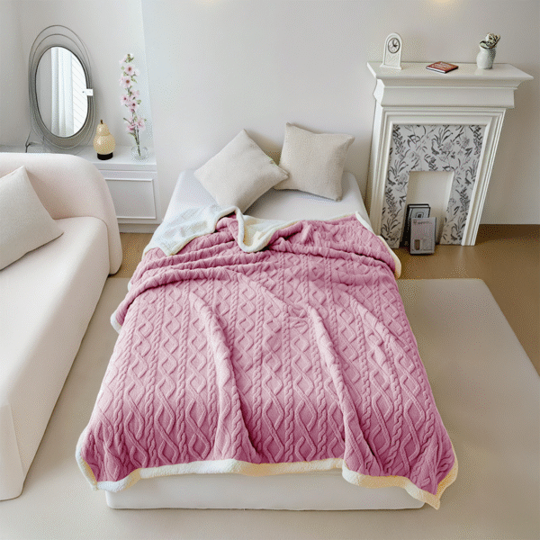 Cobertor Sobrecamero Jacquard Atenea