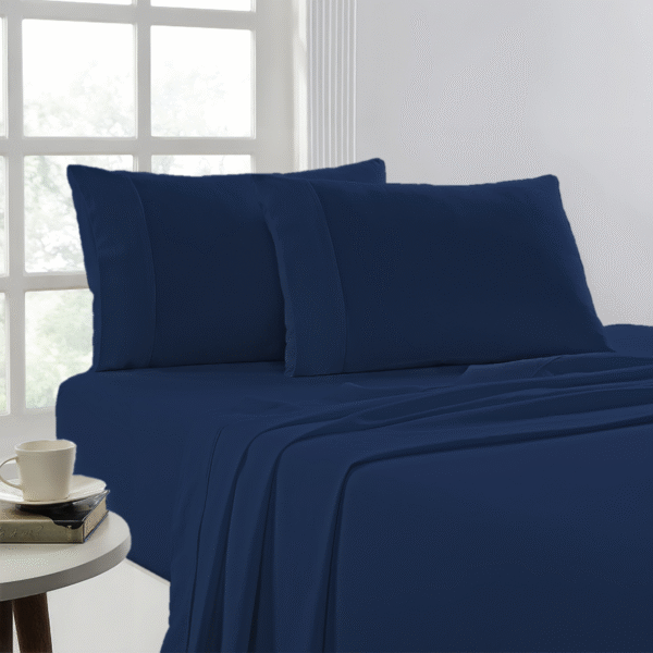 Sábanas Polyblanc Azul Marino