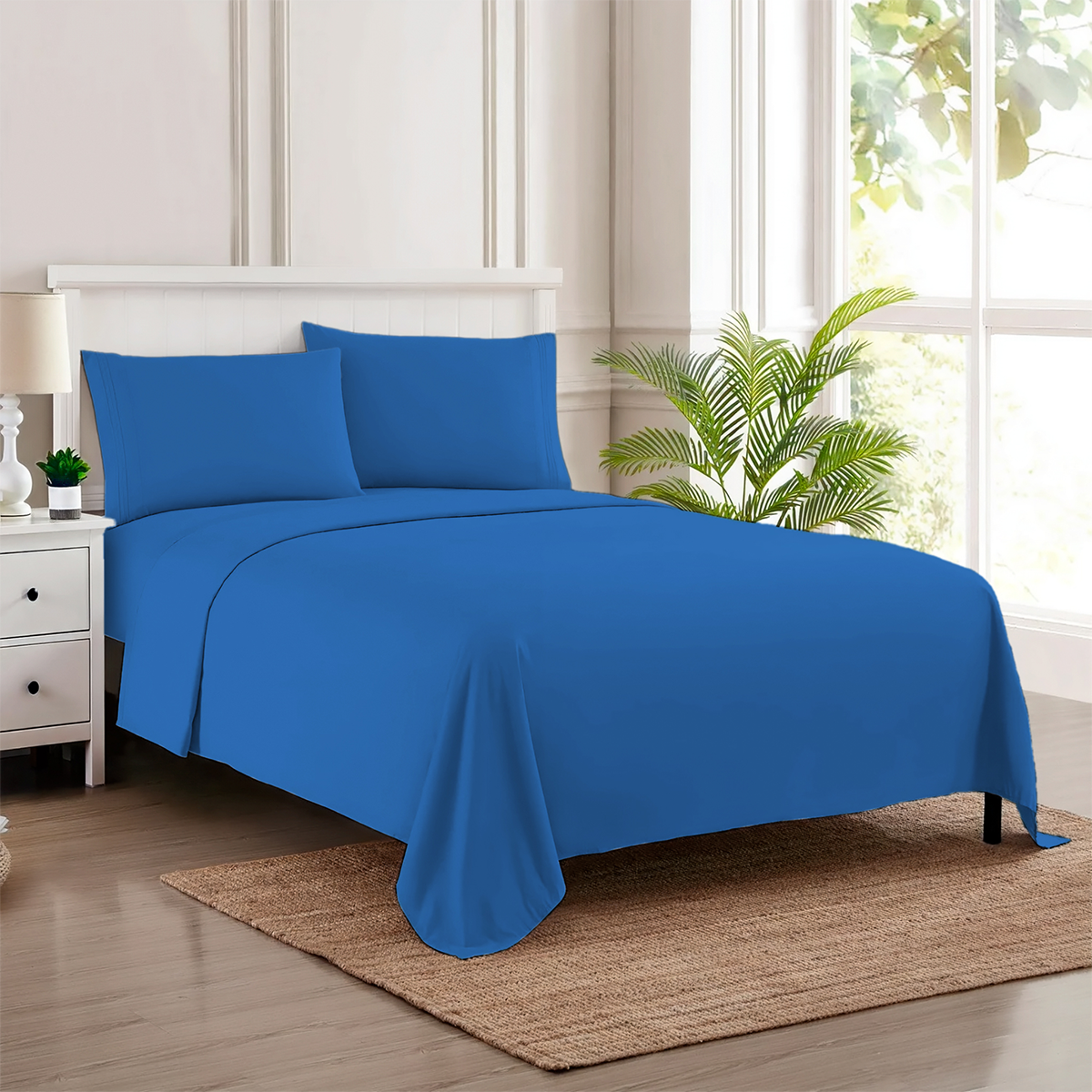 Sábanas Polyblanc Azul Sonic - Imagen 5