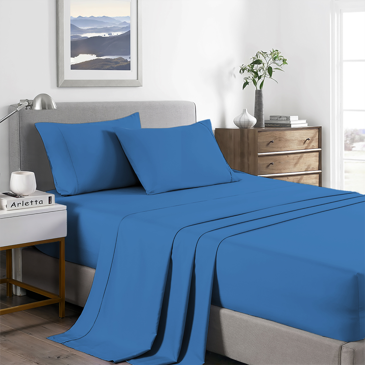 Sábanas Polyblanc Azul Sonic - Imagen 4