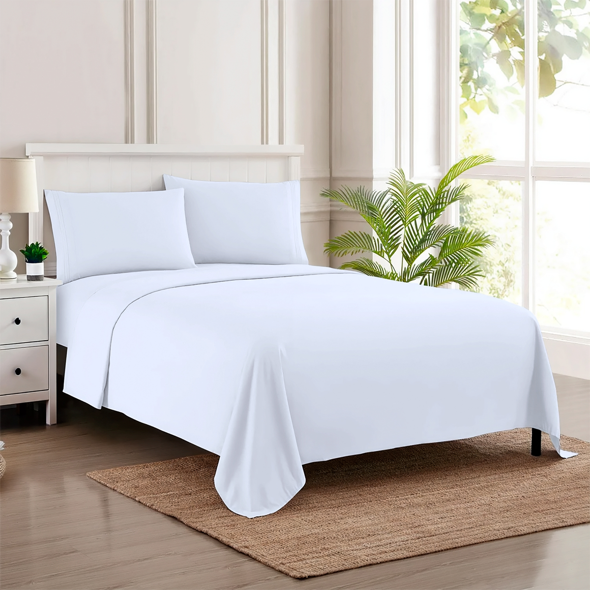 Sábanas Polyblanc Blanco - Imagen 4