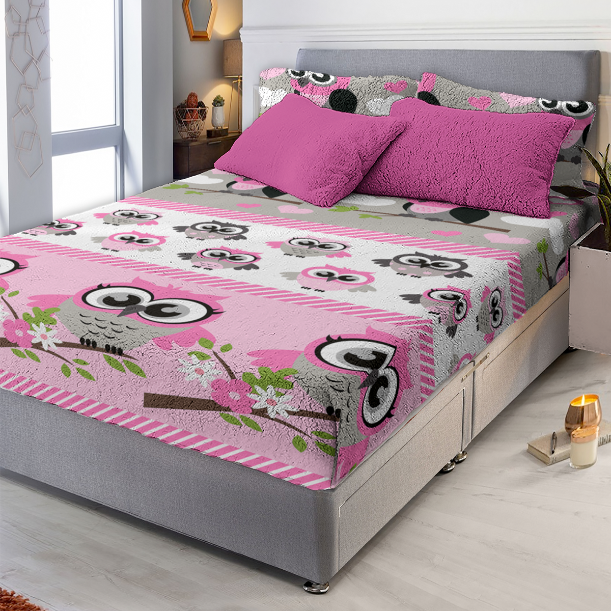 Cobertor Terlet Búhos - Imagen 2