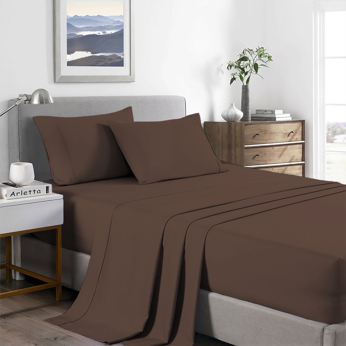 Sábanas Polyblanc Chocolate - Imagen 3