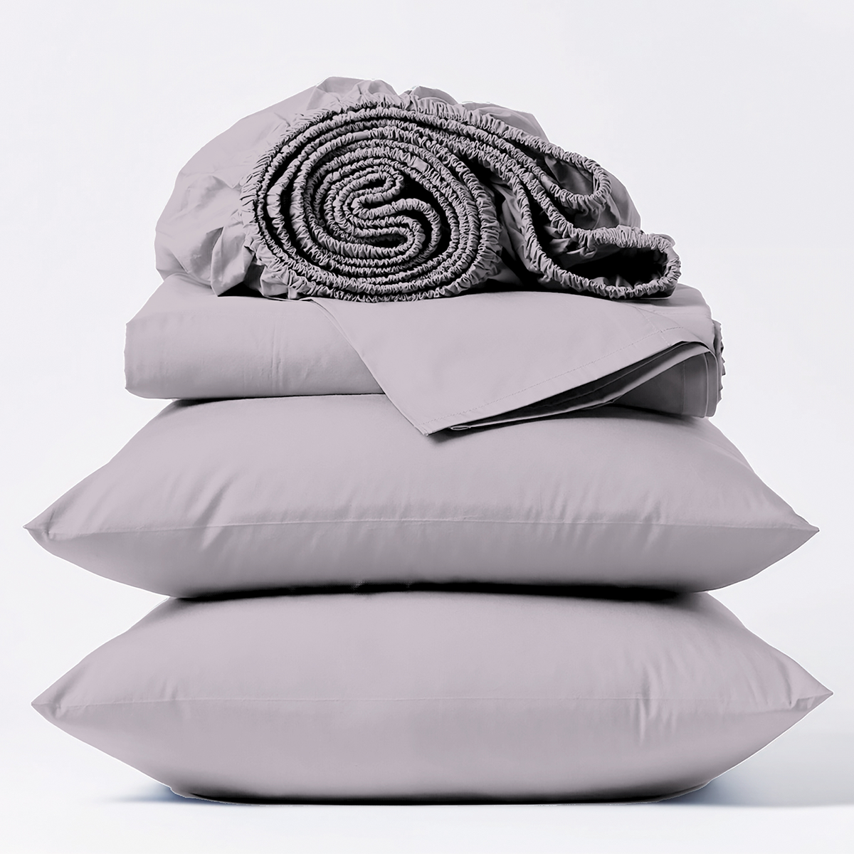 Sábanas Polyblanc Gris Lila - Imagen 2