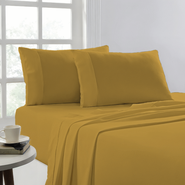 Sábanas Polyblanc Mostaza