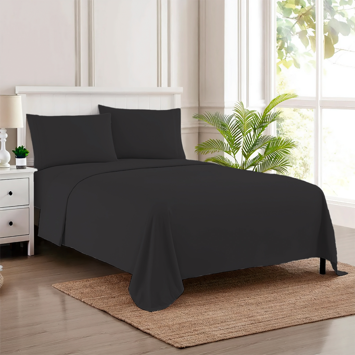 Sábanas Polyblanc Negro - Imagen 5