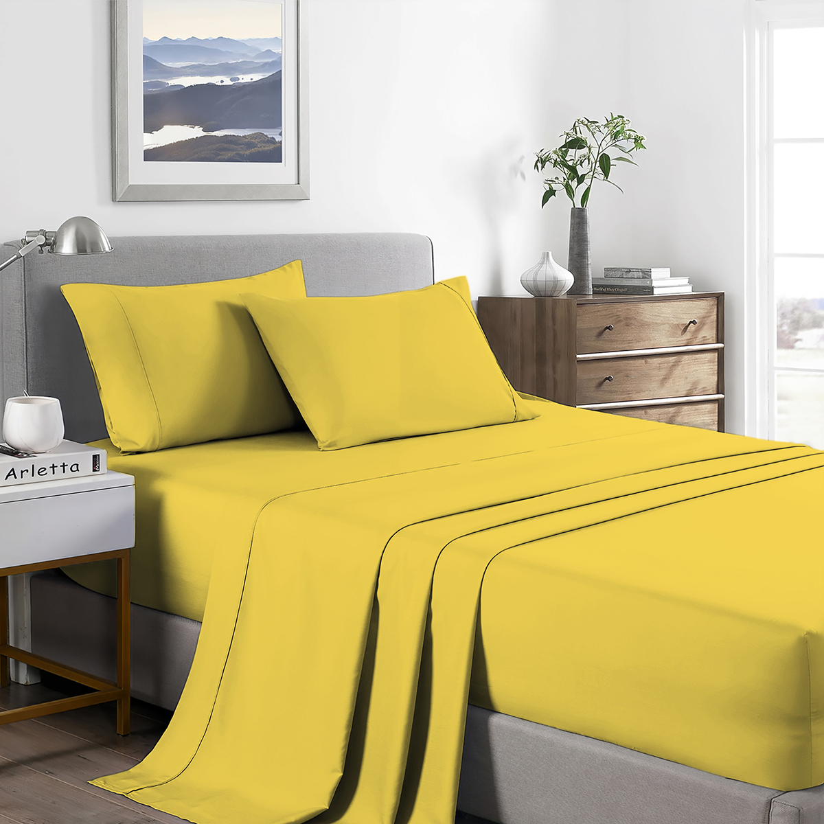 Sábanas Polyblanc Amarillo - Imagen 3