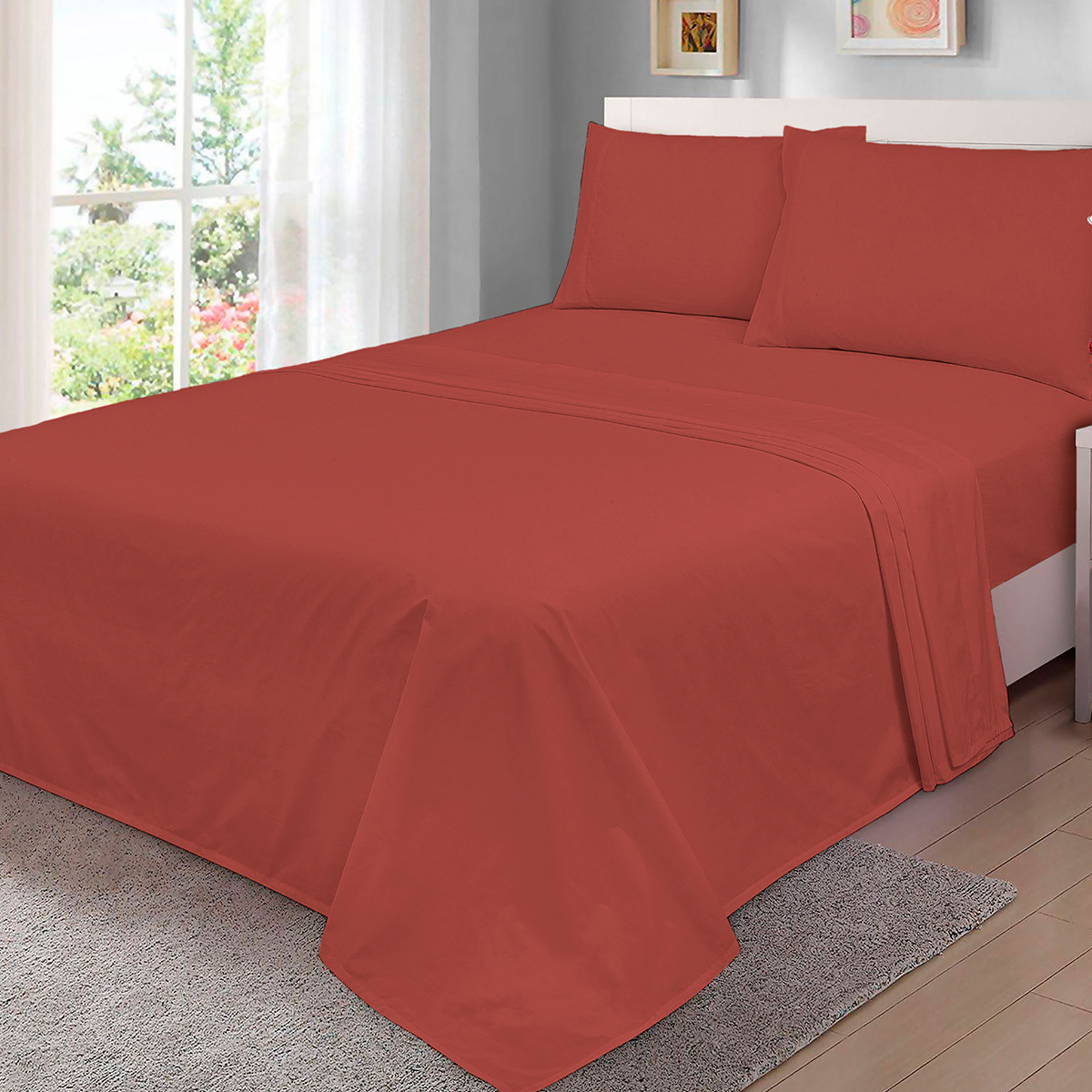 Sábanas Basics Toronja - Imagen 2