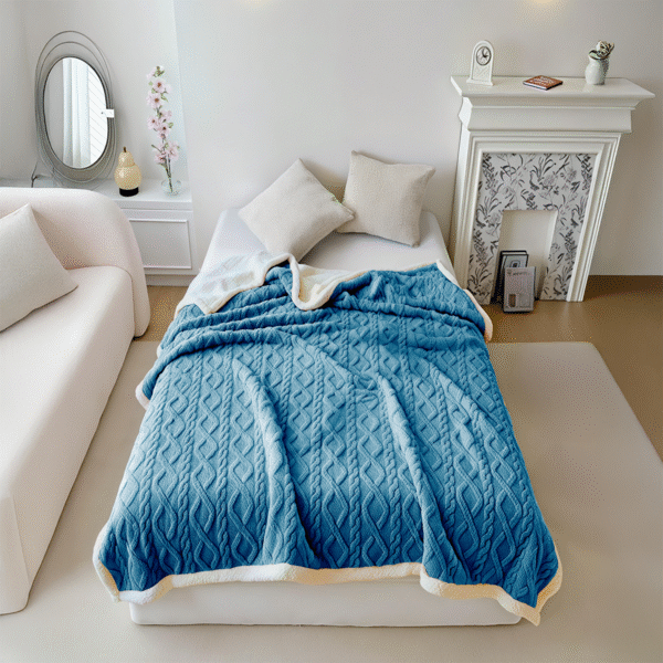 Cobertor Sobrecamero Jacquard Urano