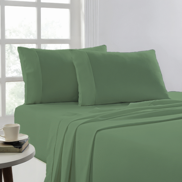 Sábanas Polyblanc Verde Aspen