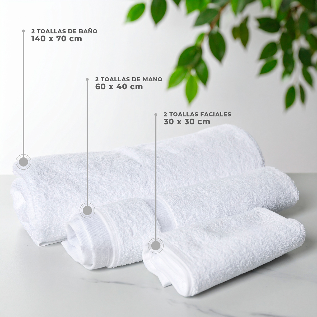 Toalla Blanca - Imagen 4