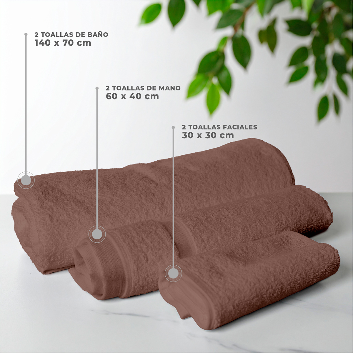 Toalla Chocolate - Imagen 4