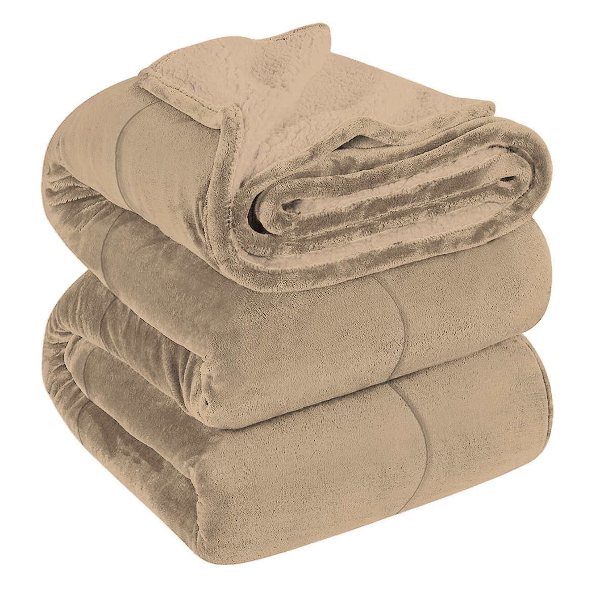 Cobertor Boreal Suede Camel - Imagen 4