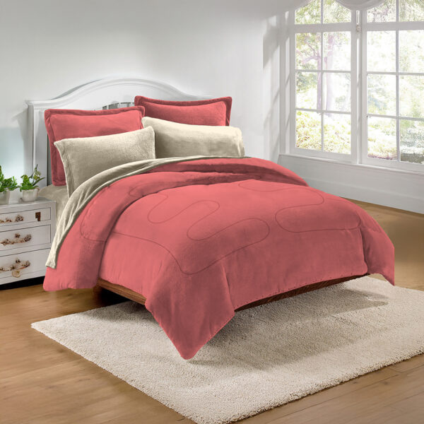 Cobertor Boreal Suede Coral