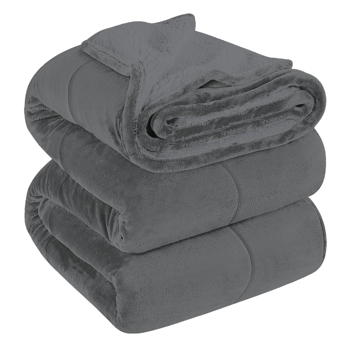 Cobertor Boreal Suede Gris - Imagen 2