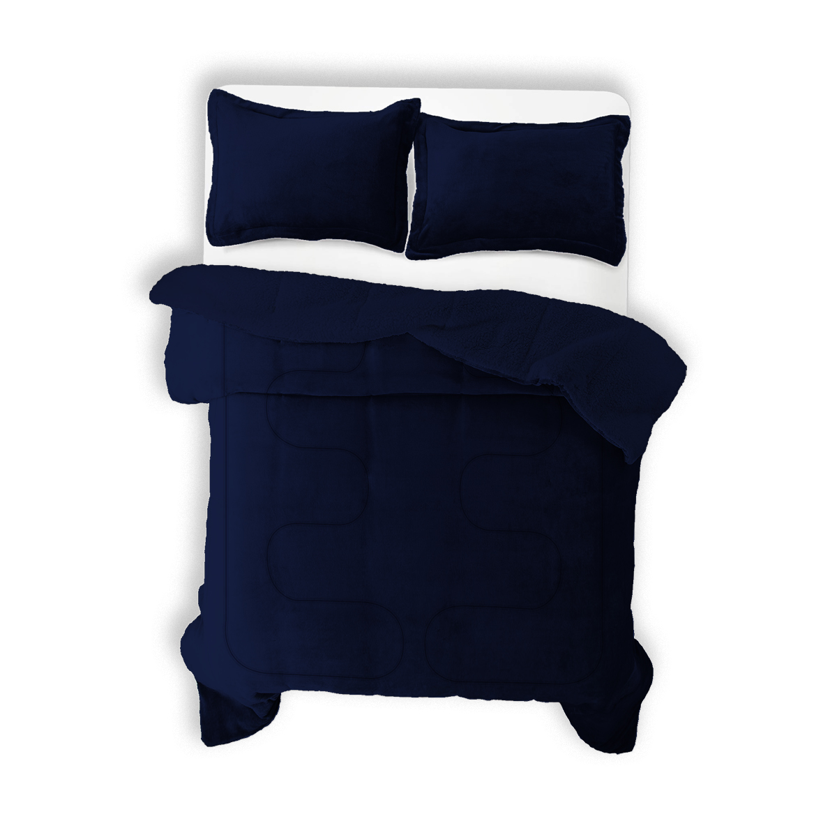 Cobertor Boreal Suede Marino - Imagen 4