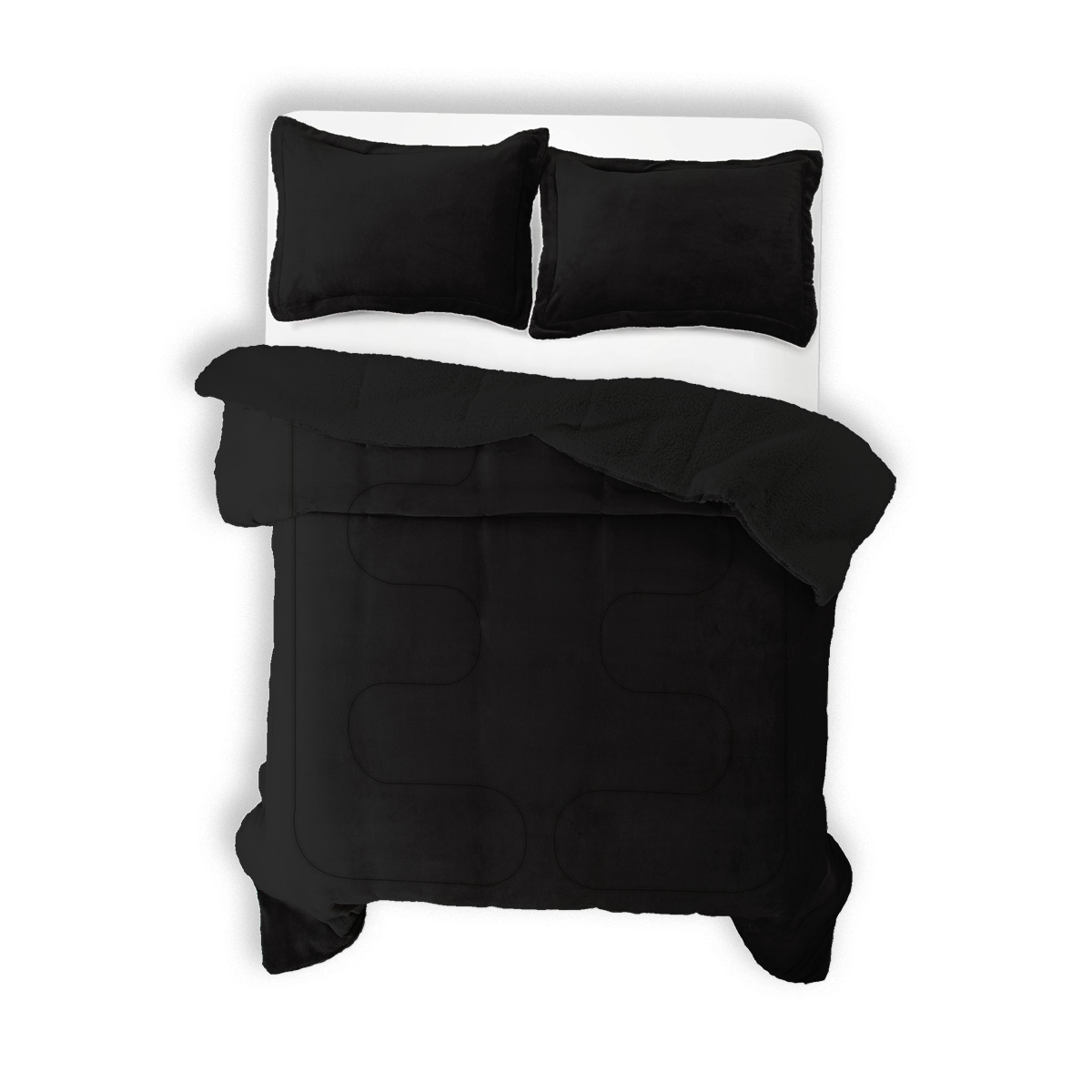 Cobertor Boreal Suede Negro - Imagen 3