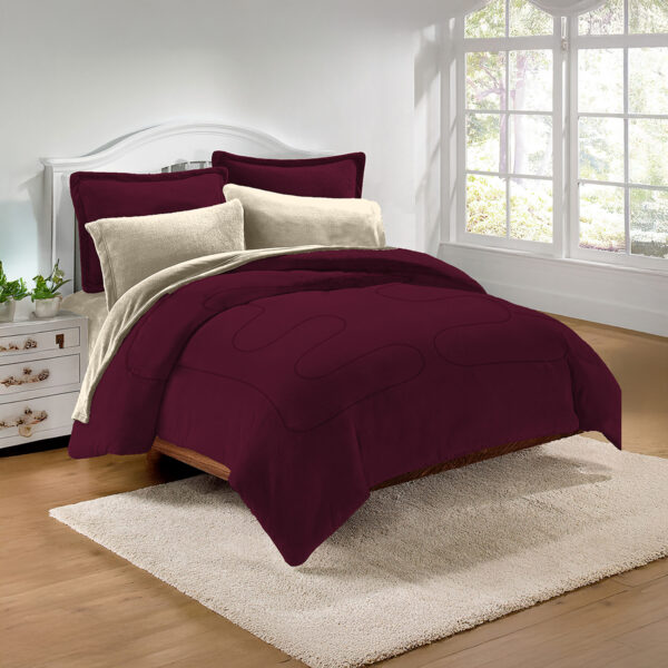 Cobertor Boreal Suede Vino