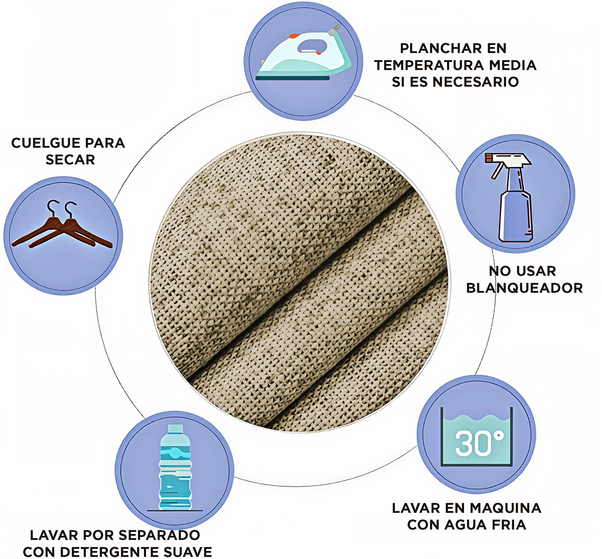 Cortina Lino Paja - Imagen 5