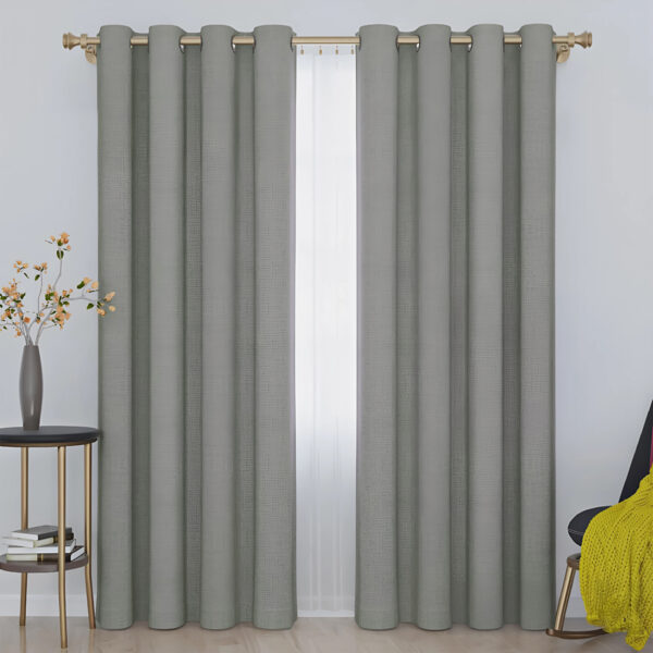 Cortina Lino Gris Claro