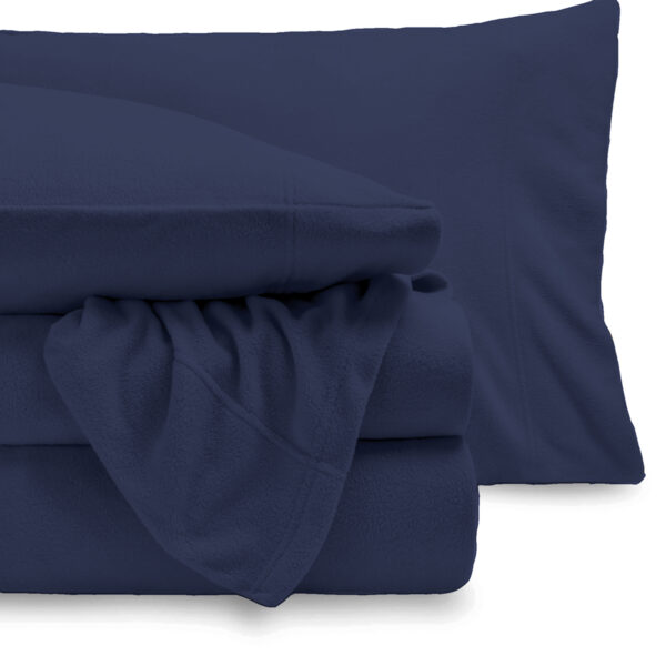 Sábanas Polar Azul Marino