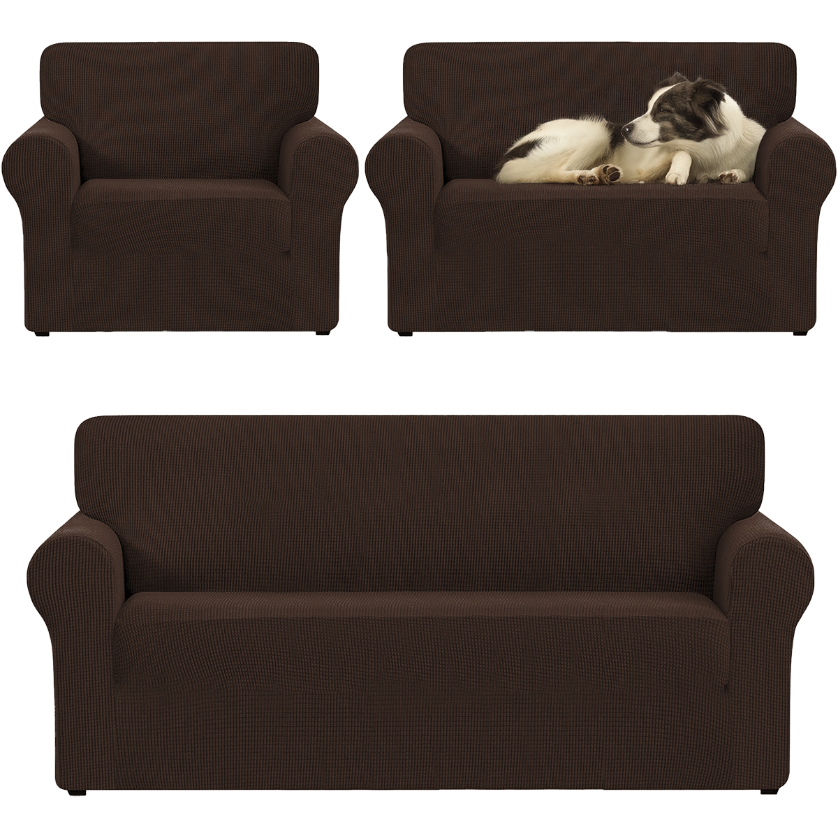 Cubresala Elástico Chocolate