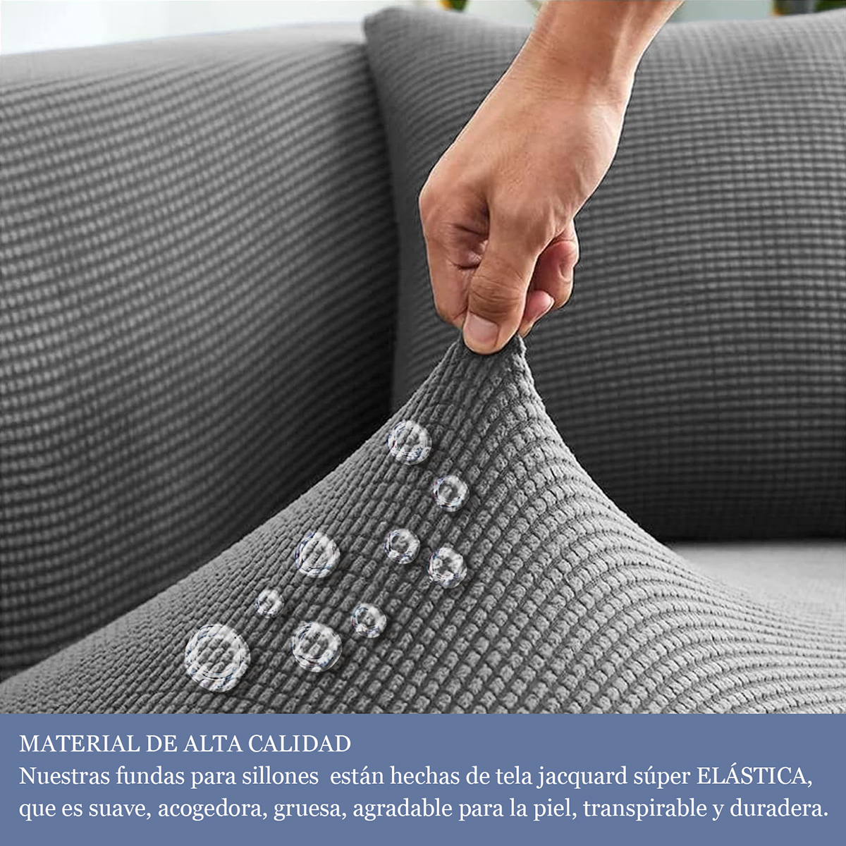 Cubresala Elástico Perla - Imagen 2