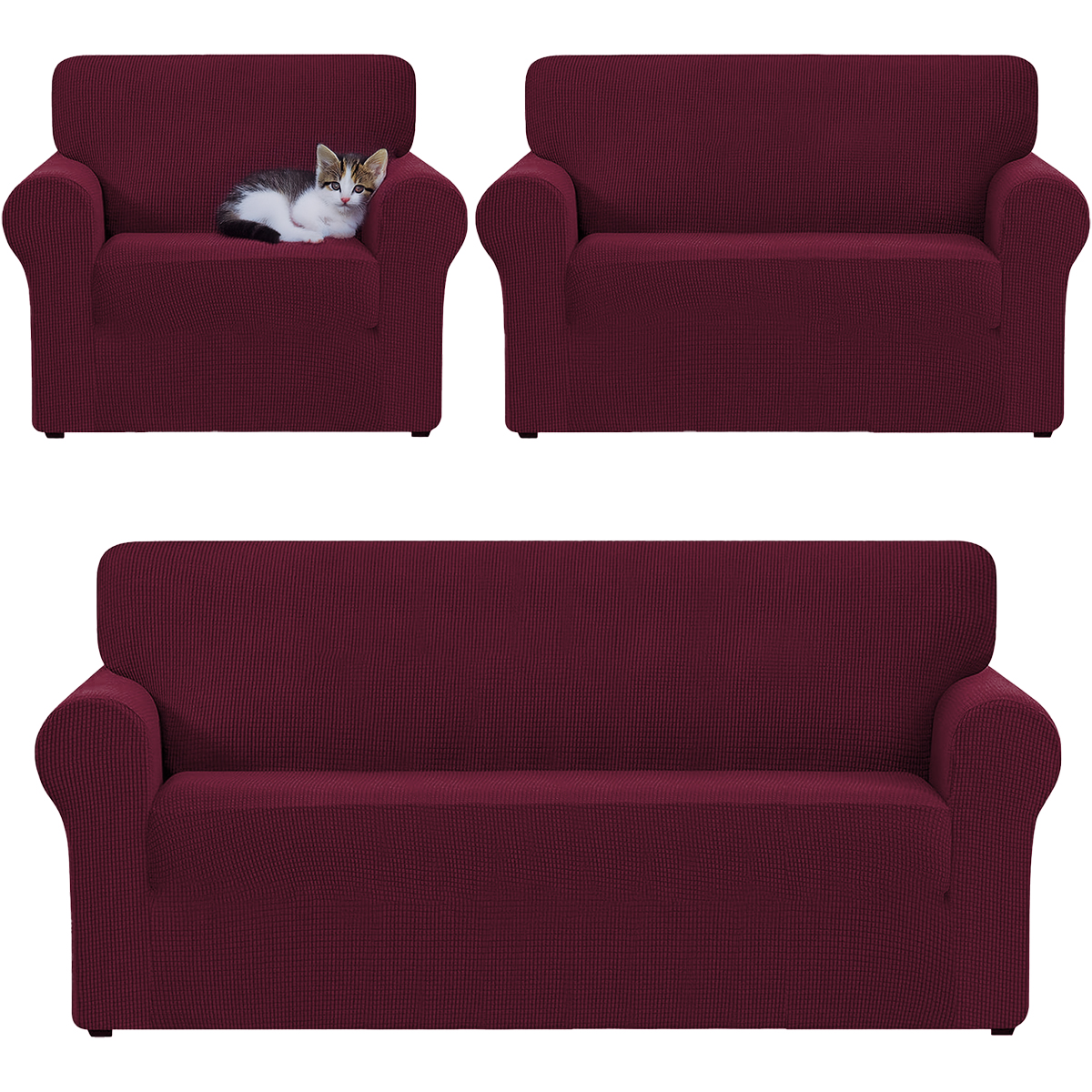 Cubresala Elástico Vino